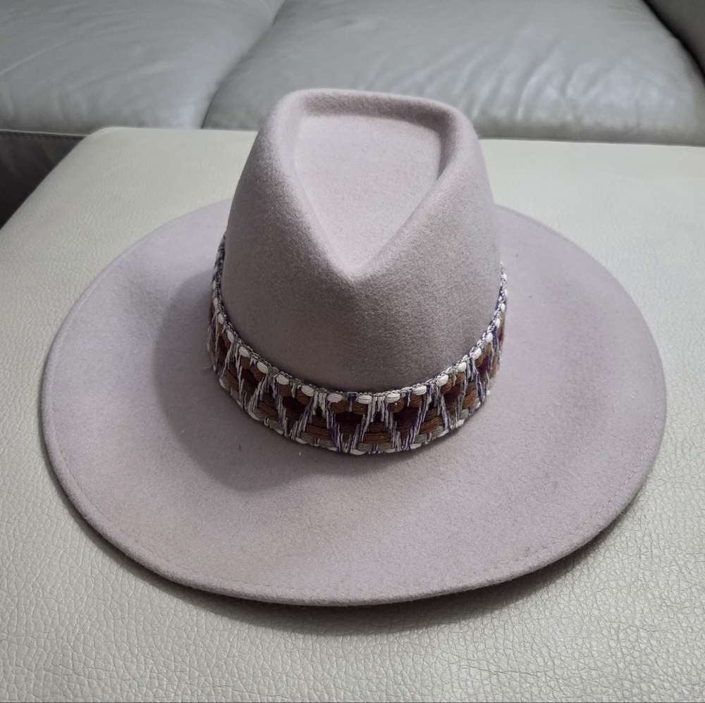NWT - Filippo Catarzi Women's 100% Wool Felt Fedora Hat - Made In Italy